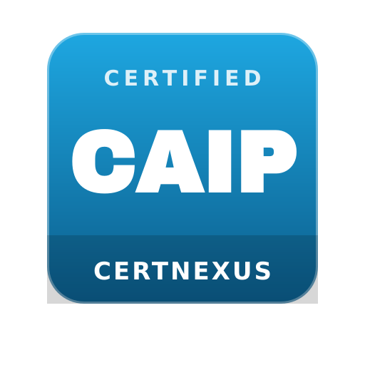 Certified Artificial Intelligence Practitioner (CAIP) badge