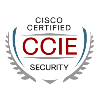 Cisco Certified Internetwork Expert Security (CCIE) badge
