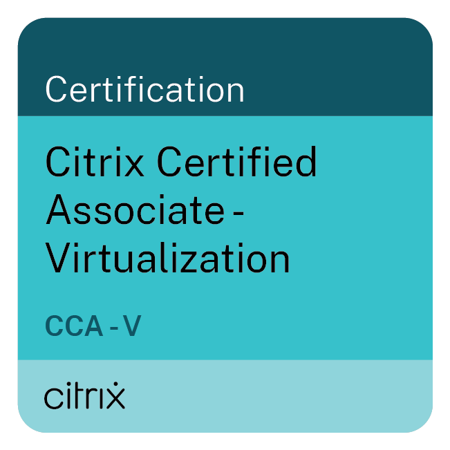 Citrix Certified Associate – Virtualization (CCA-V) badge