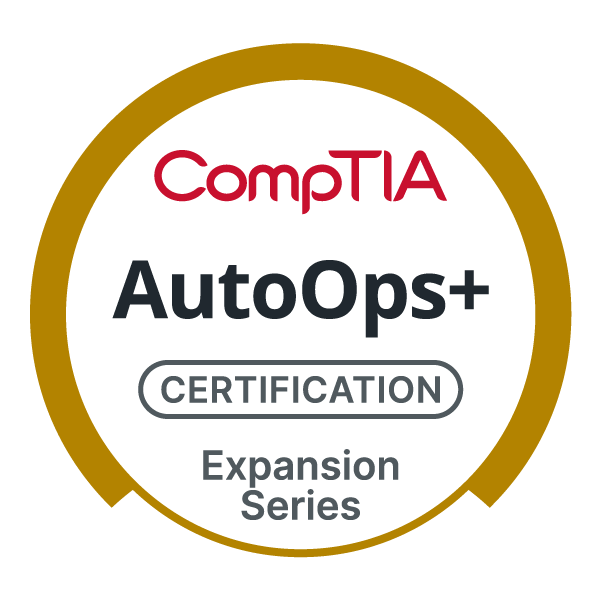 CompTIA AutoOps+ badge