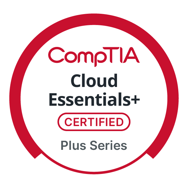CompTIA Cloud Essentials+ badge