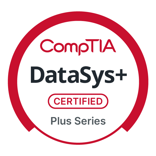 CompTIA DataSys+ badge