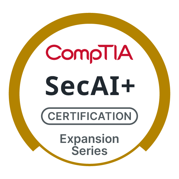 CompTIA SecAI+ badge