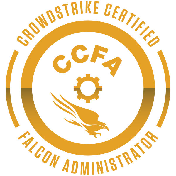 CrowdStrike Certified Falcon Administrator (CCFA) badge