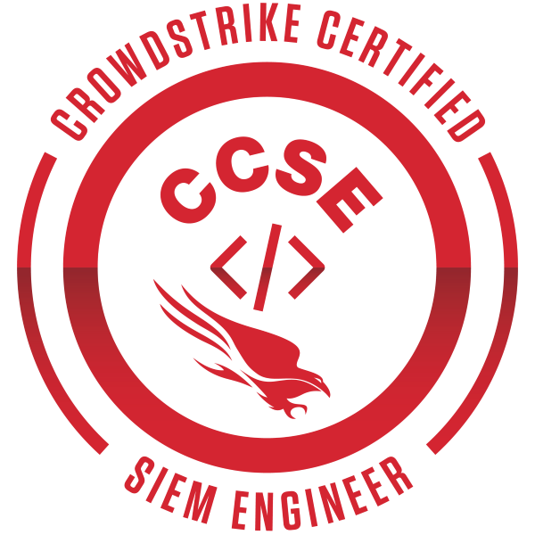 CrowdStrike Certified SIEM Engineer (CCSE) badge