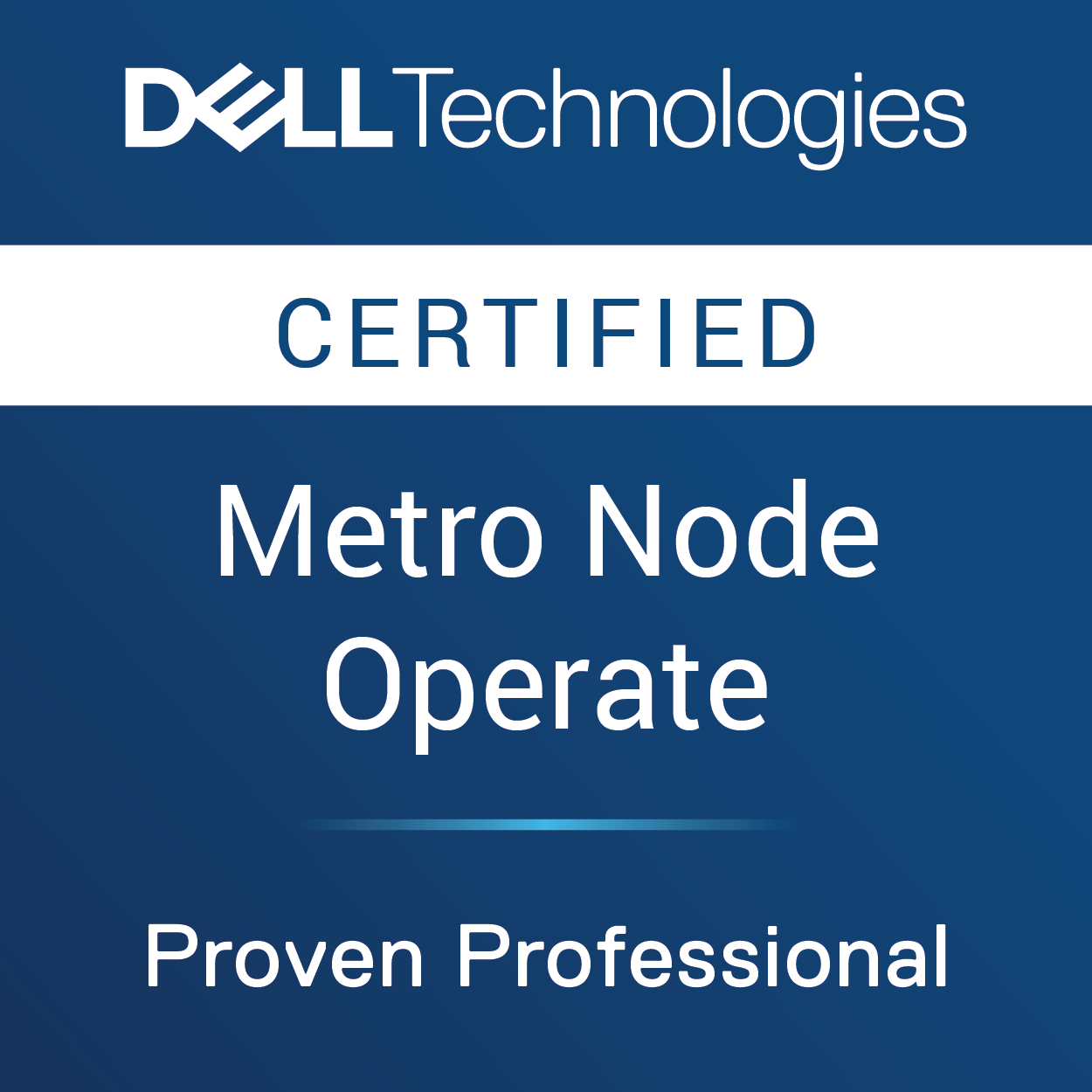 Dell Metro Node Operate badge