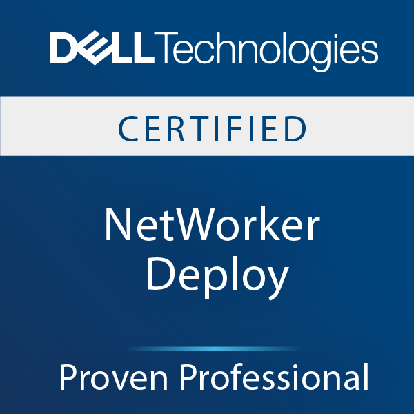 Dell NetWorker Deploy badge