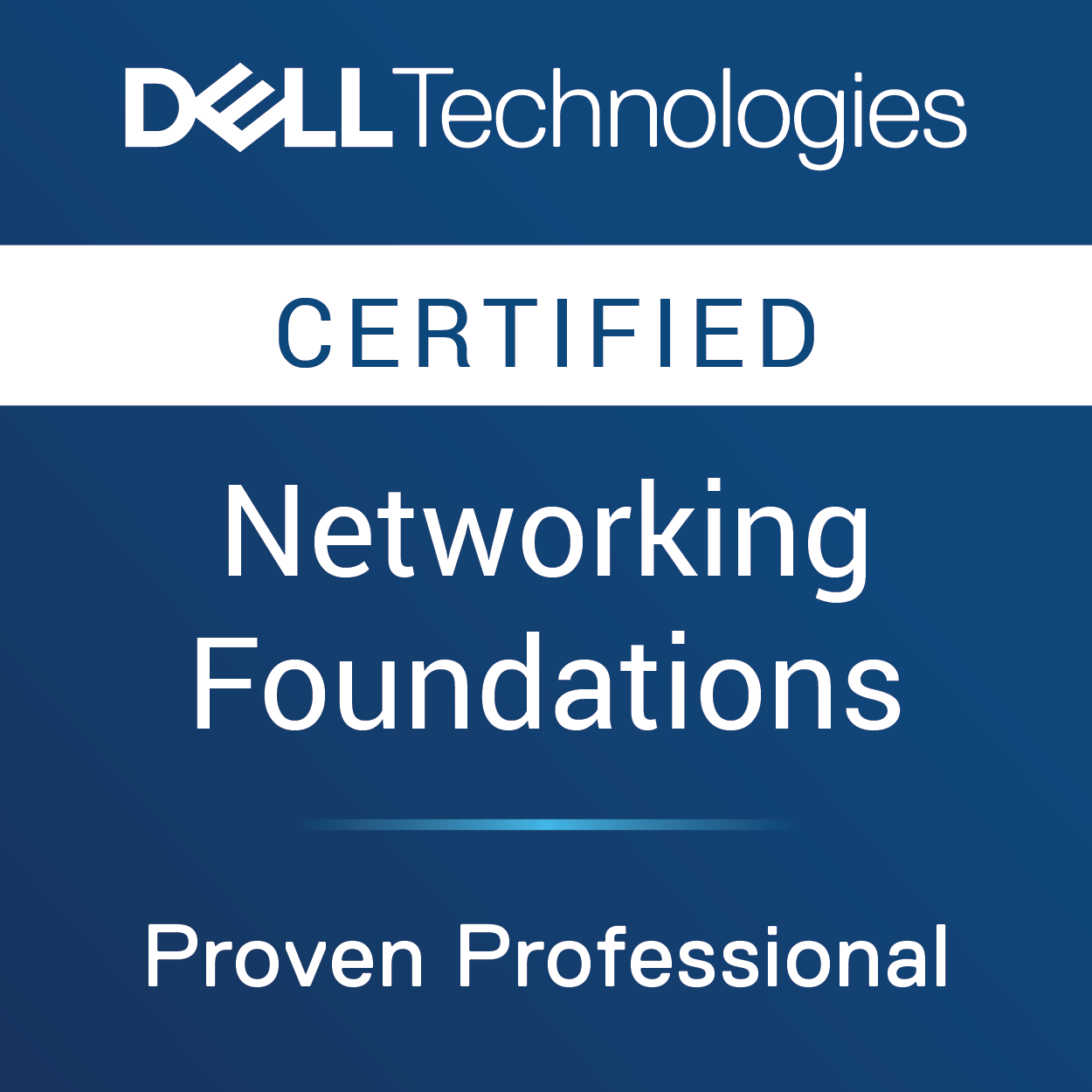 Dell Networking Foundations badge