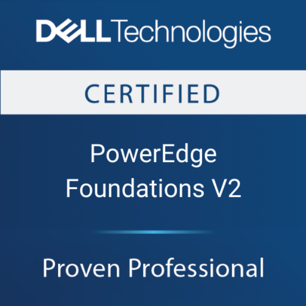 Dell PowerEdge Foundations v2 badge