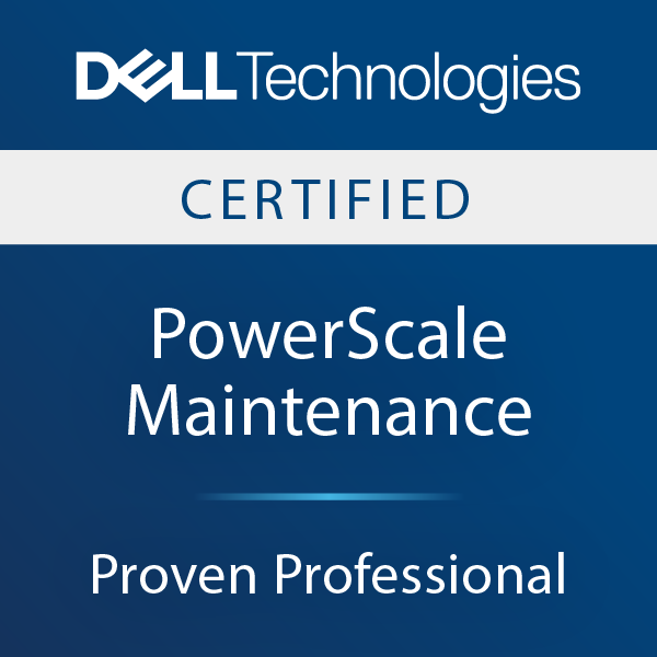 Dell PowerScale Maintenance v2 badge