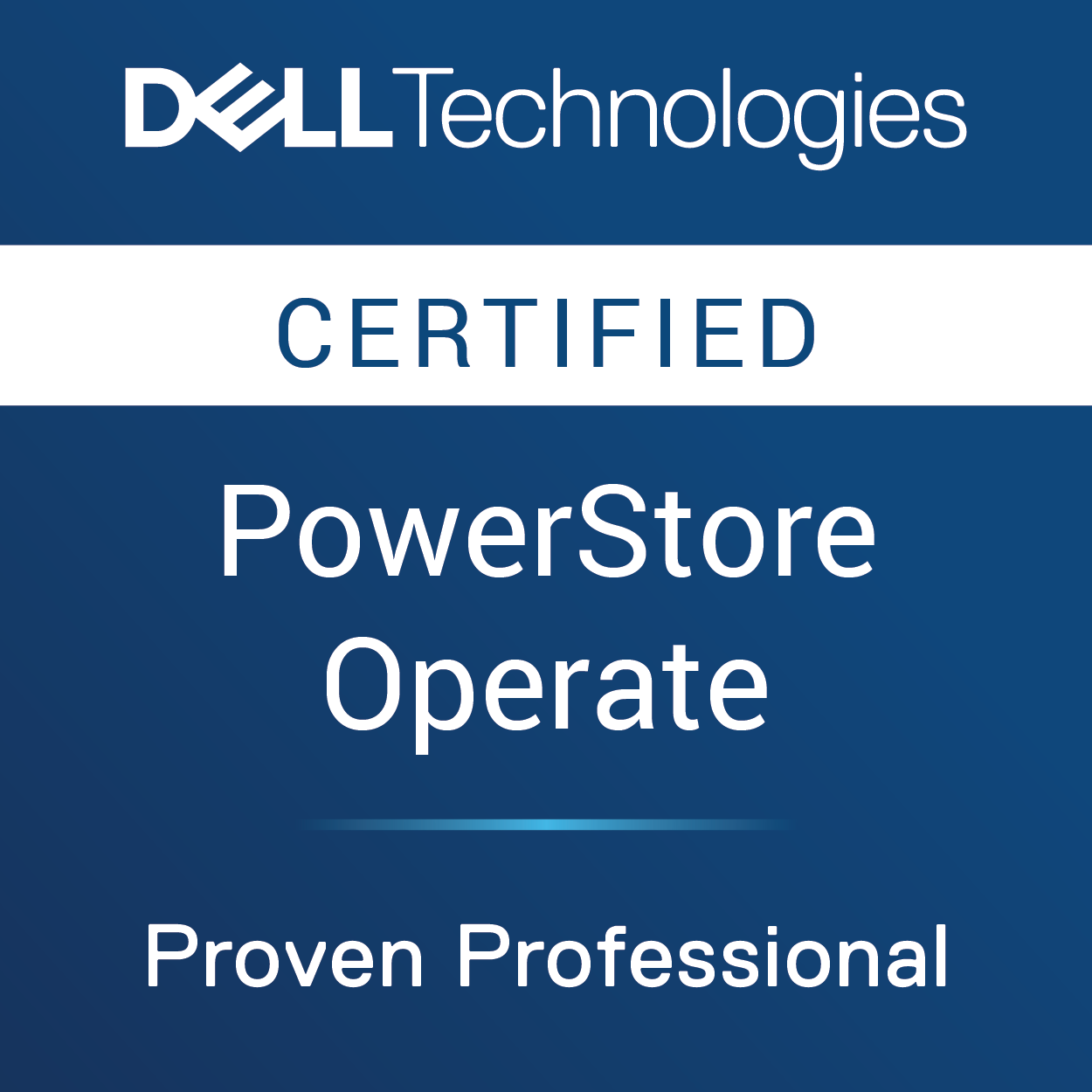 Dell PowerStore Operate badge