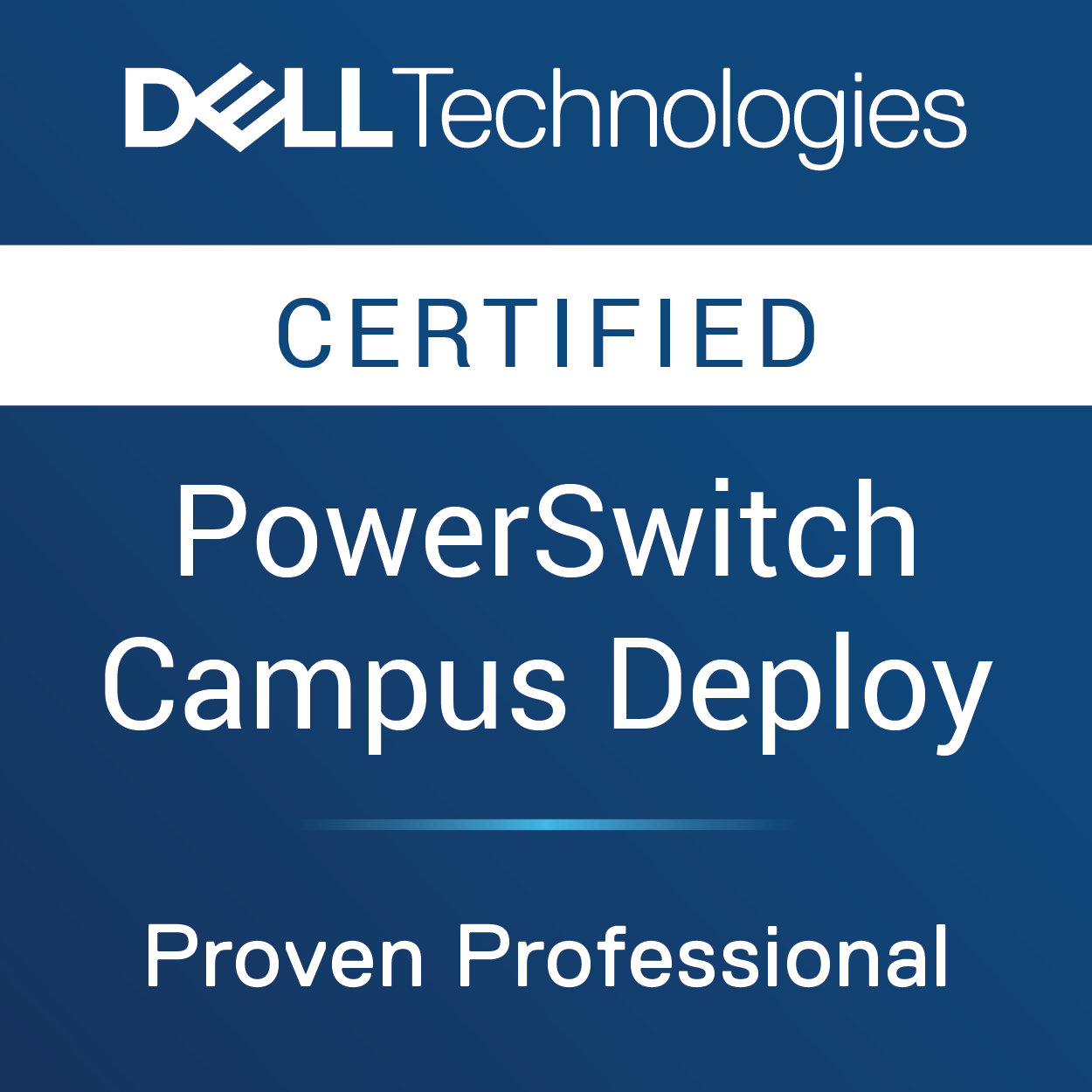 Dell PowerSwitch Campus Deploy badge