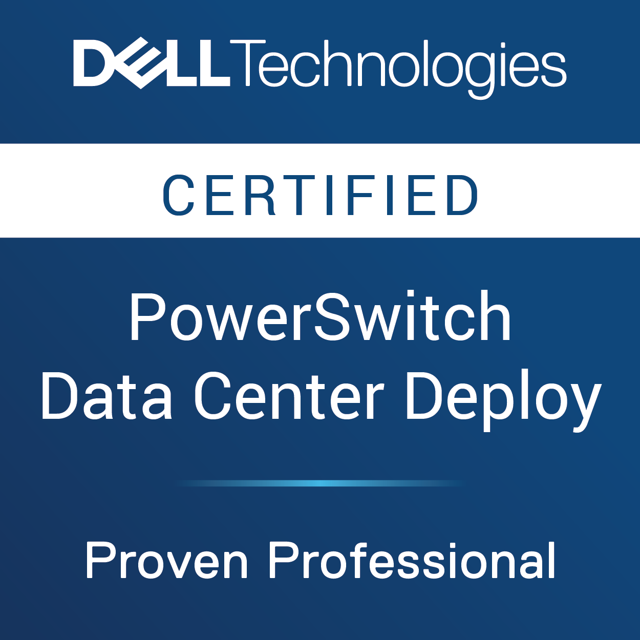 Dell PowerSwitch Data Center Deploy badge