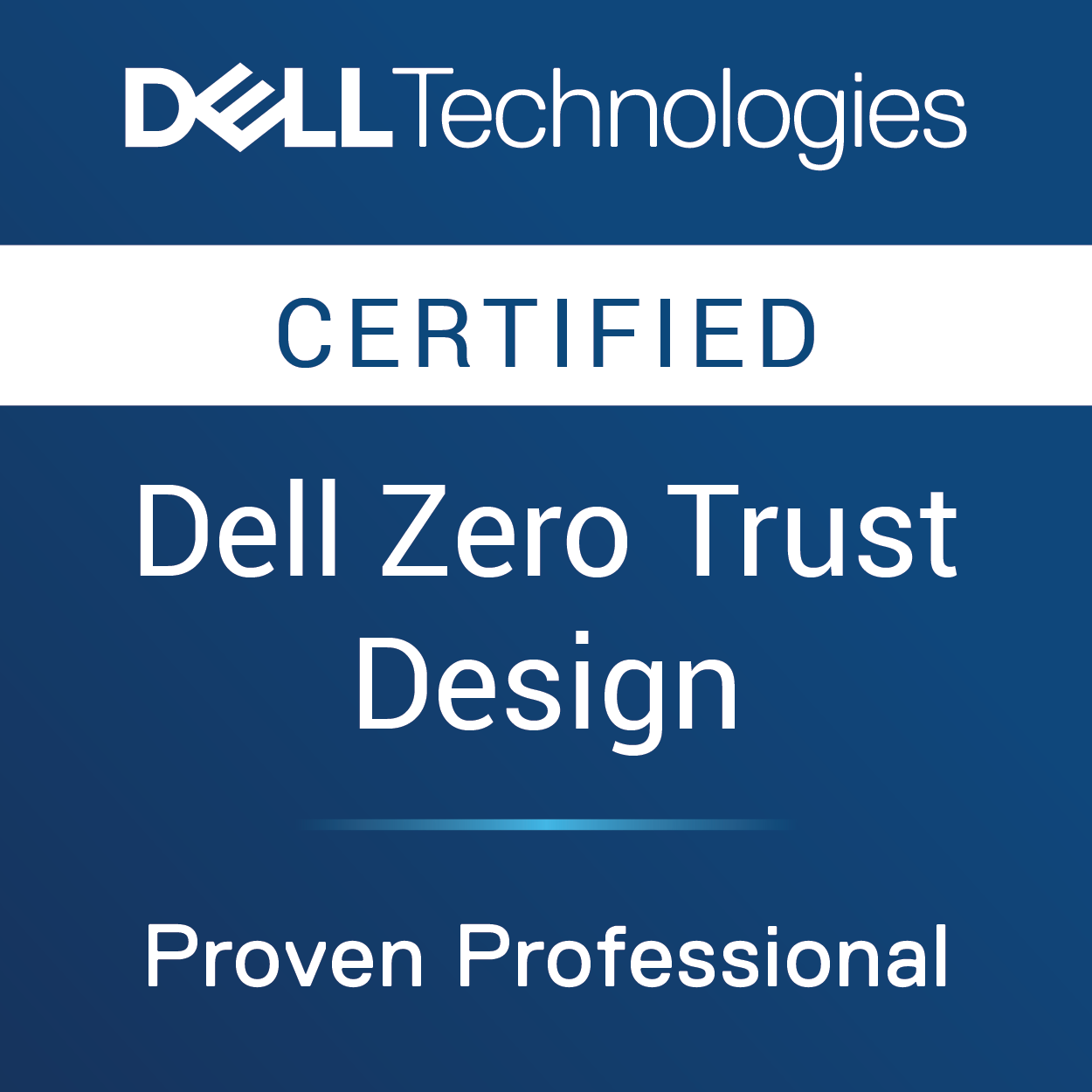 Dell Zero Trust Design badge