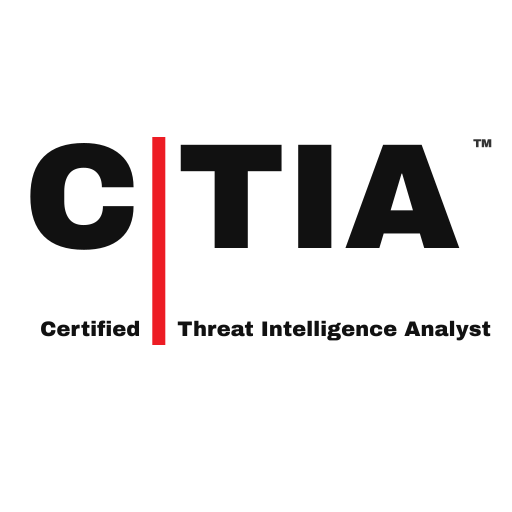 EC-Council Certified Threat Intelligence Analyst (CTIA) badge