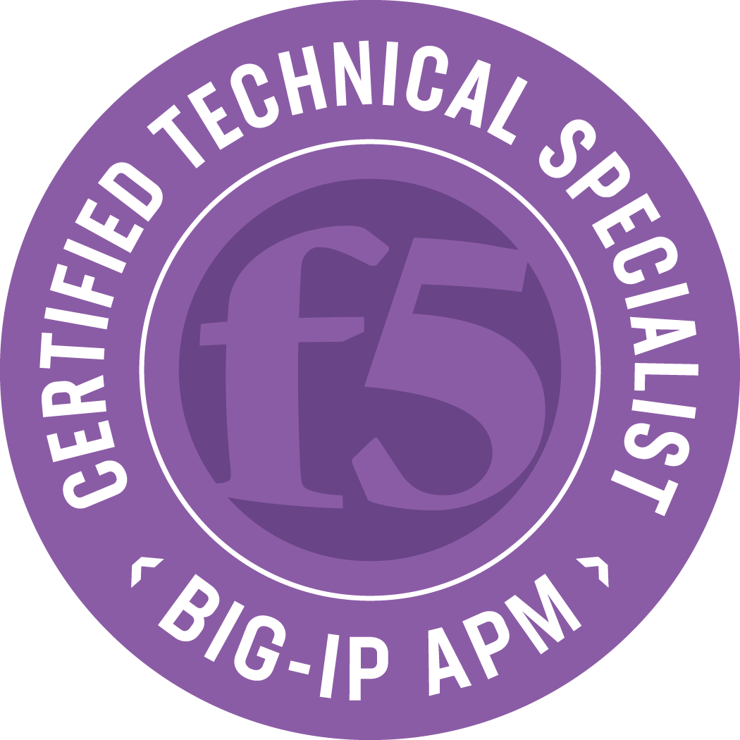F5 Certified Technology Specialist, BIG-IP APM badge