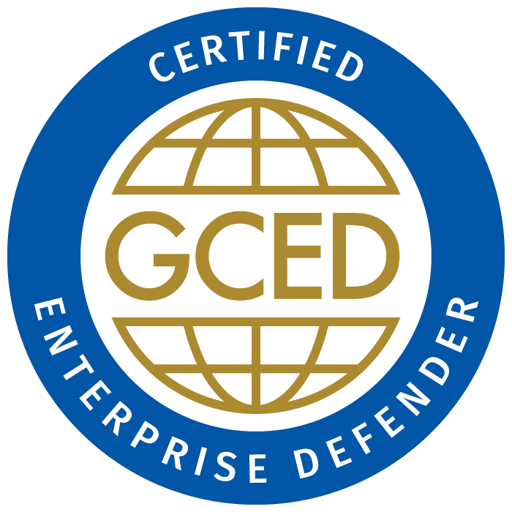 GIAC Certified Enterprise Defender badge