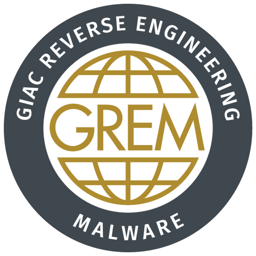 GIAC Reverse Engineering Malware badge