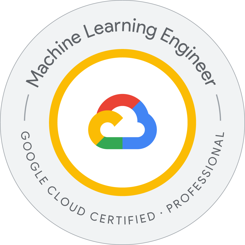 Google Cloud Professional Machine Learning Engineer badge