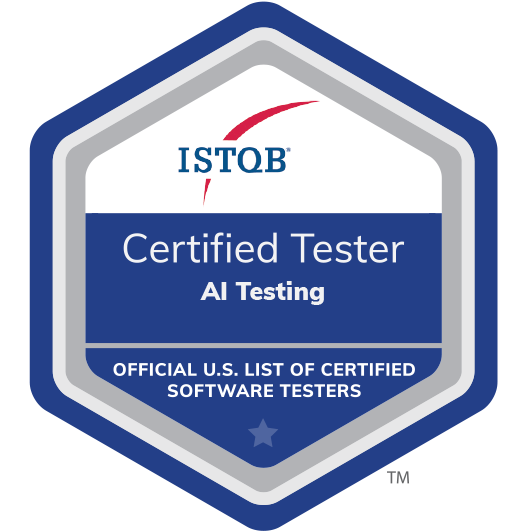 Certified Tester AI Testing badge
