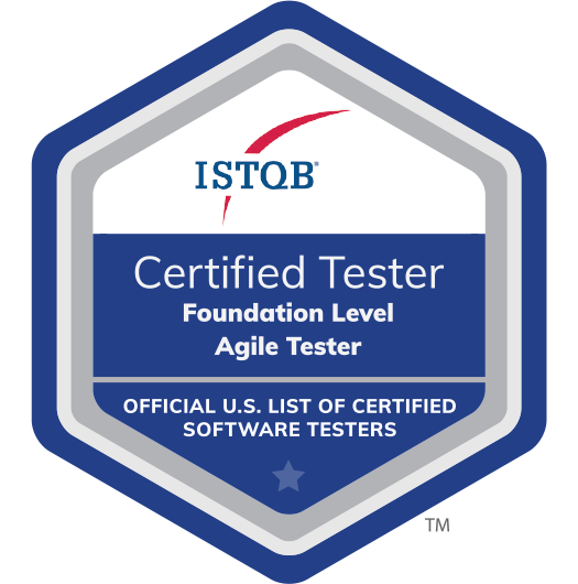 Certified Tester Foundation Level Agile Tester badge
