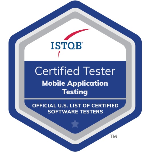 Certified Tester Mobile Application Testing badge