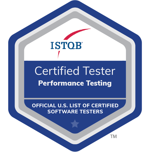 Certified Tester Performance Testing badge