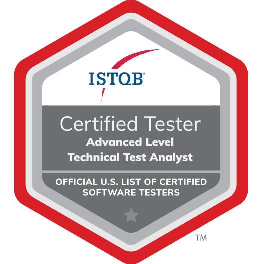 Certified Tester Advanced Level Technical Test Analyst badge