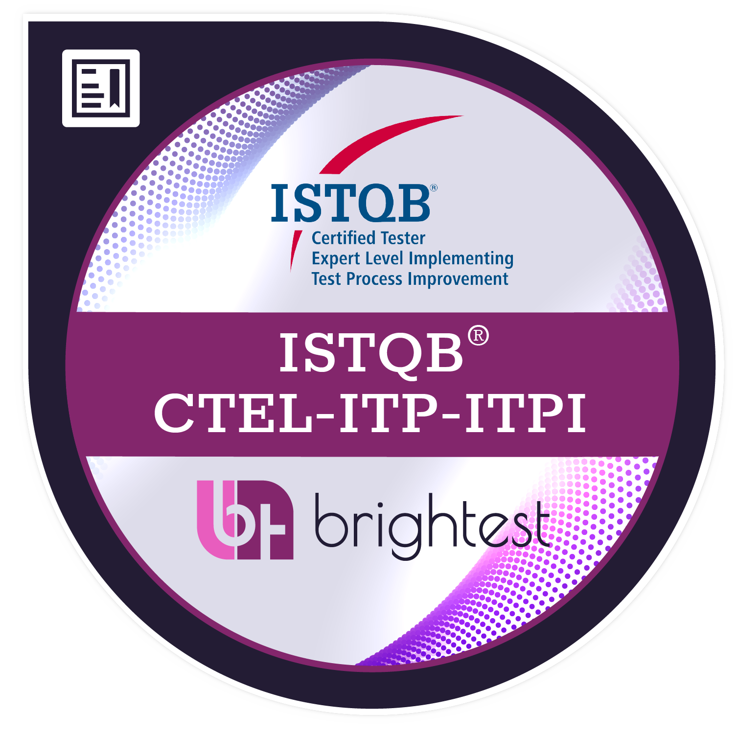 Certified Tester Expert Level Implementing Test Process Improvement badge