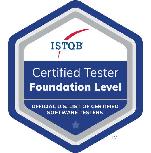Certified Tester Foundation Level badge