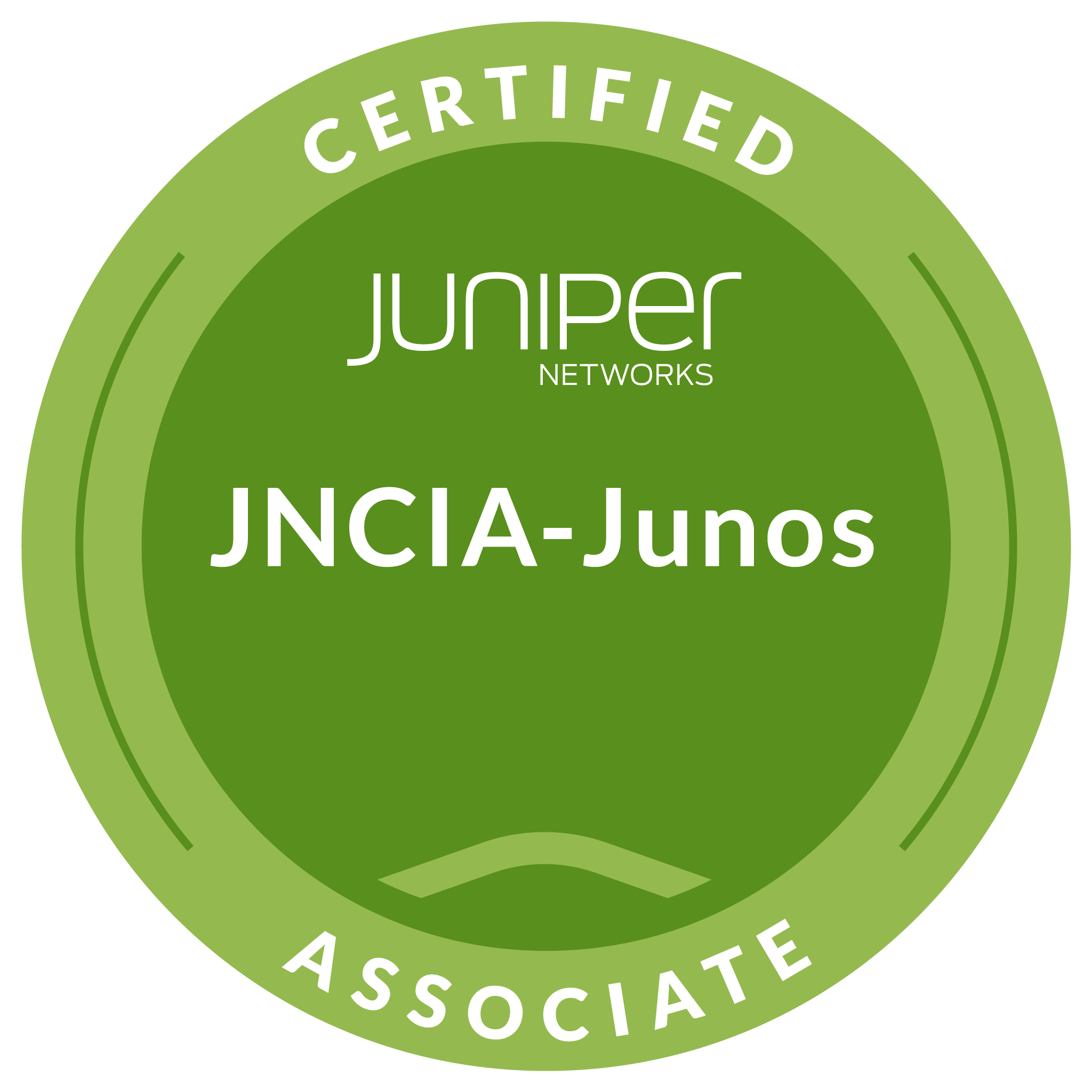 Juniper Networks Certified Associate, Junos badge