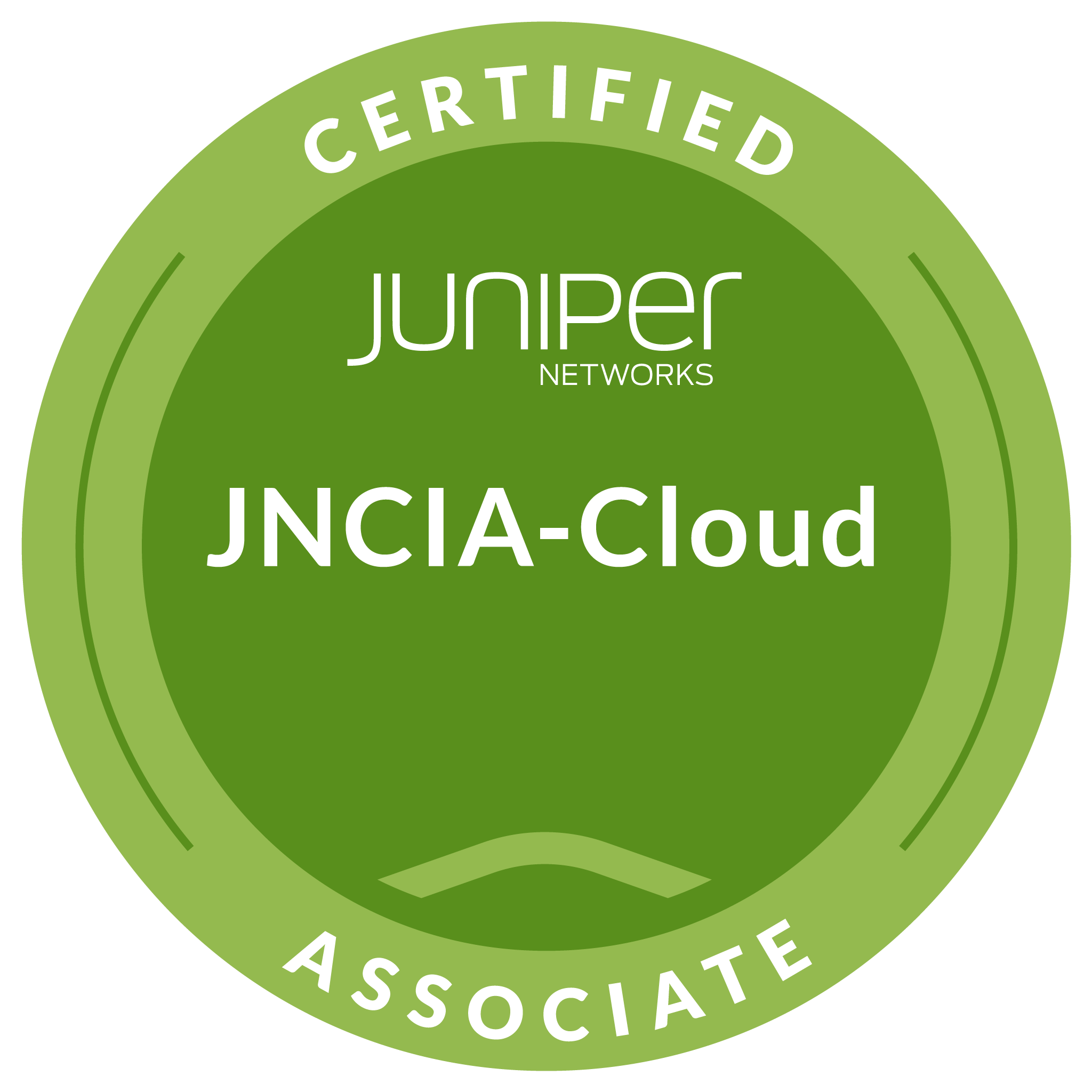 Juniper Networks Certified Associate, Cloud badge