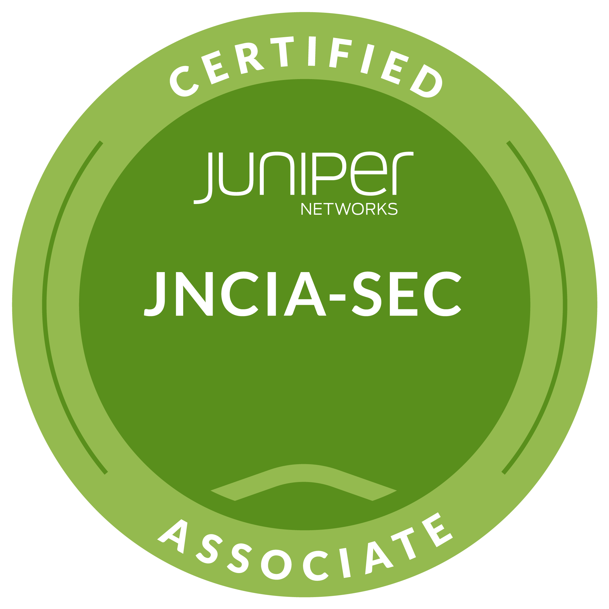 Juniper Networks Certified Associate, Security badge