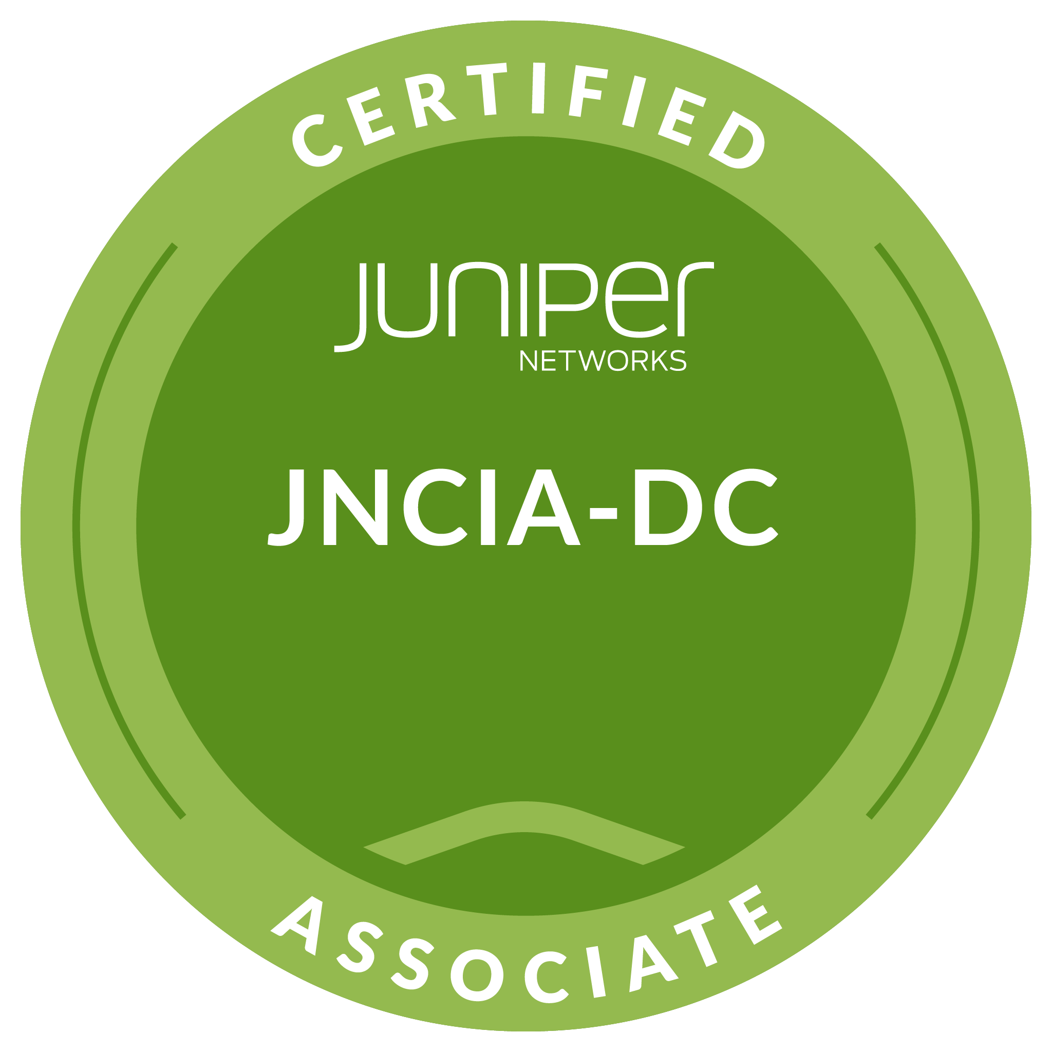 Juniper Networks Certified Associate, Data Center badge