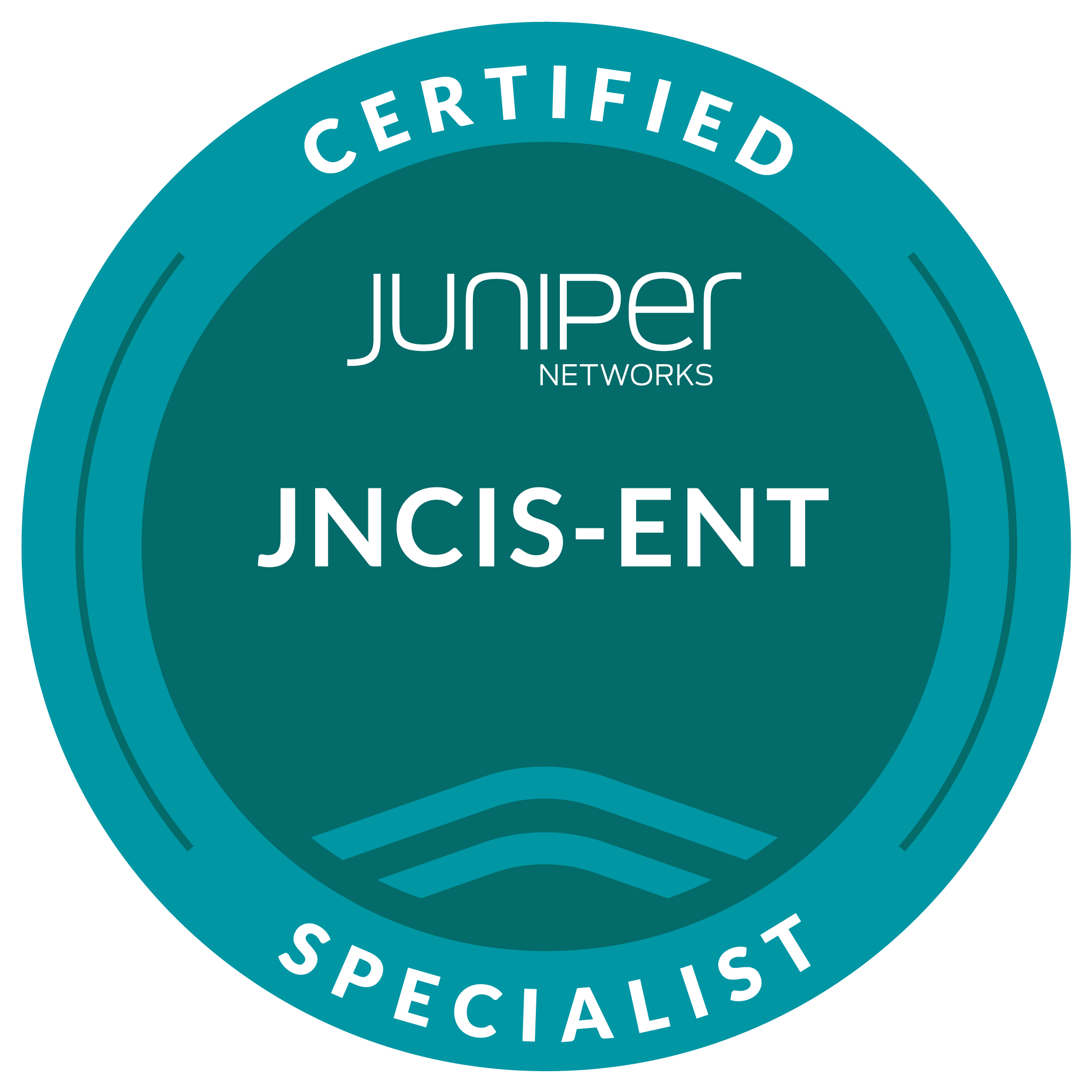 Juniper Networks Certified Specialist, Enterprise Routing and Switching (JNCIS-ENT) badge