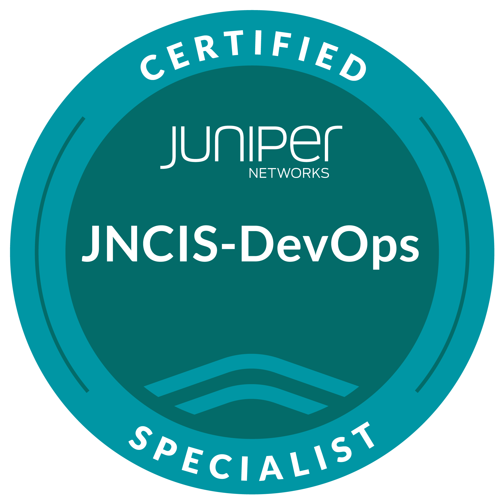 Juniper Networks Certified Specialist, Automation and DevOps (JNCIS-DevOps) badge