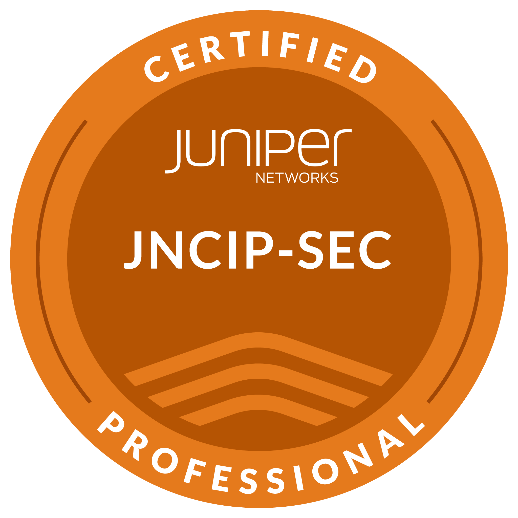 Juniper Networks Certified Professional, Security (JNCIP-SEC) badge