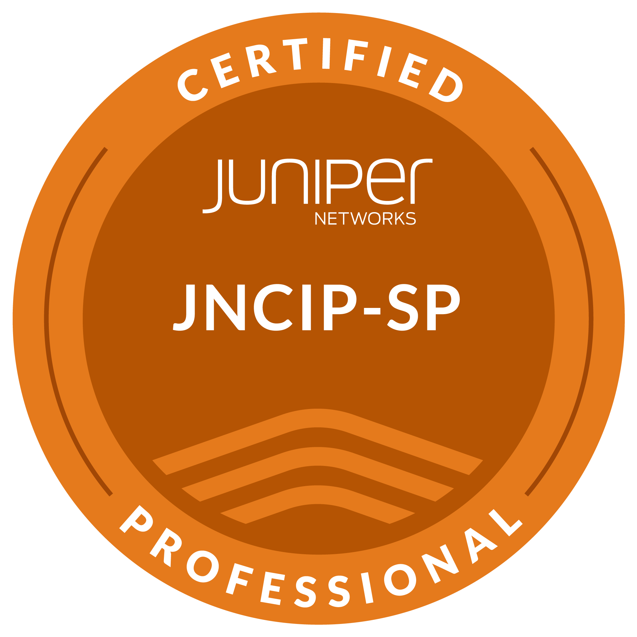 Juniper Networks Certified Professional, Service Provider Routing and Switching (JNCIP-SP) badge