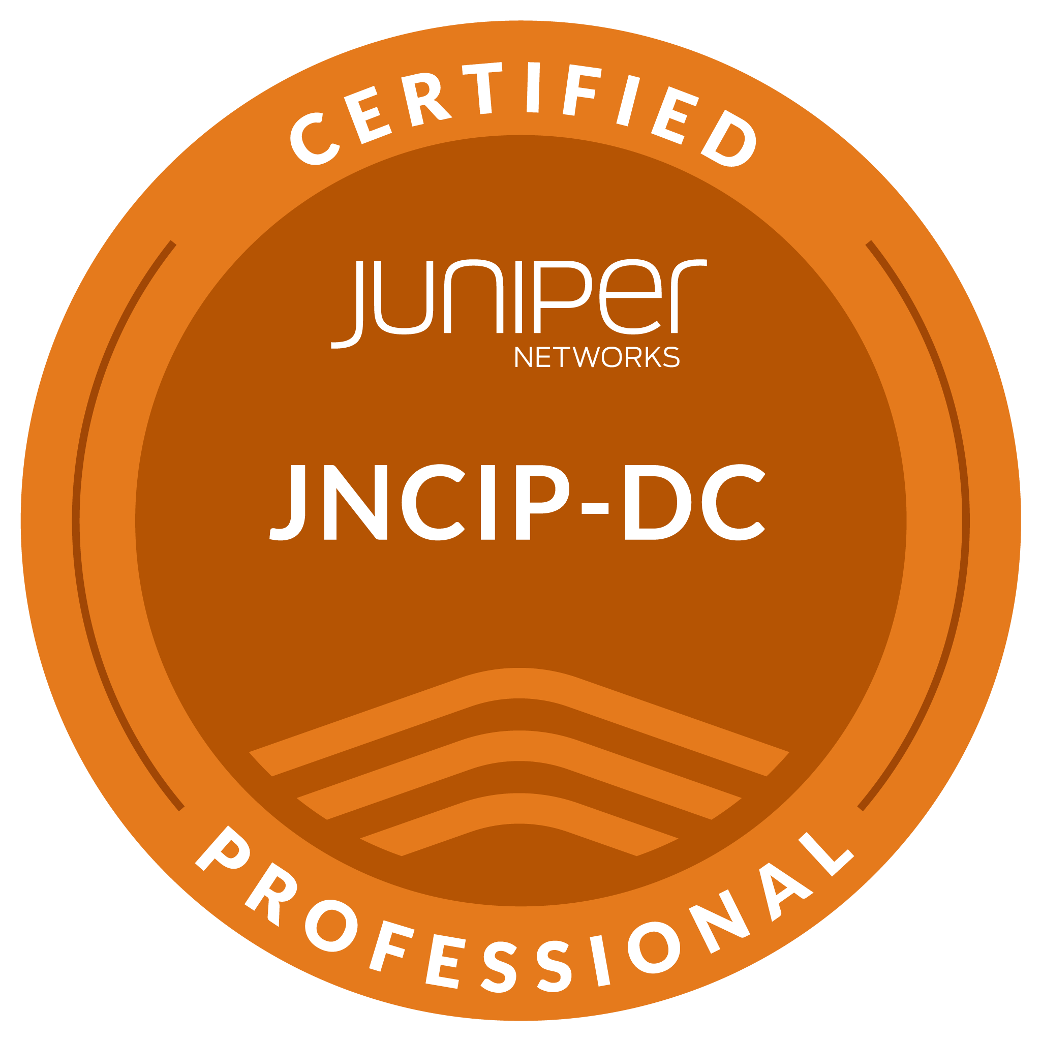 Juniper Networks Certified Professional, Data Center (JNCIP-DC) badge