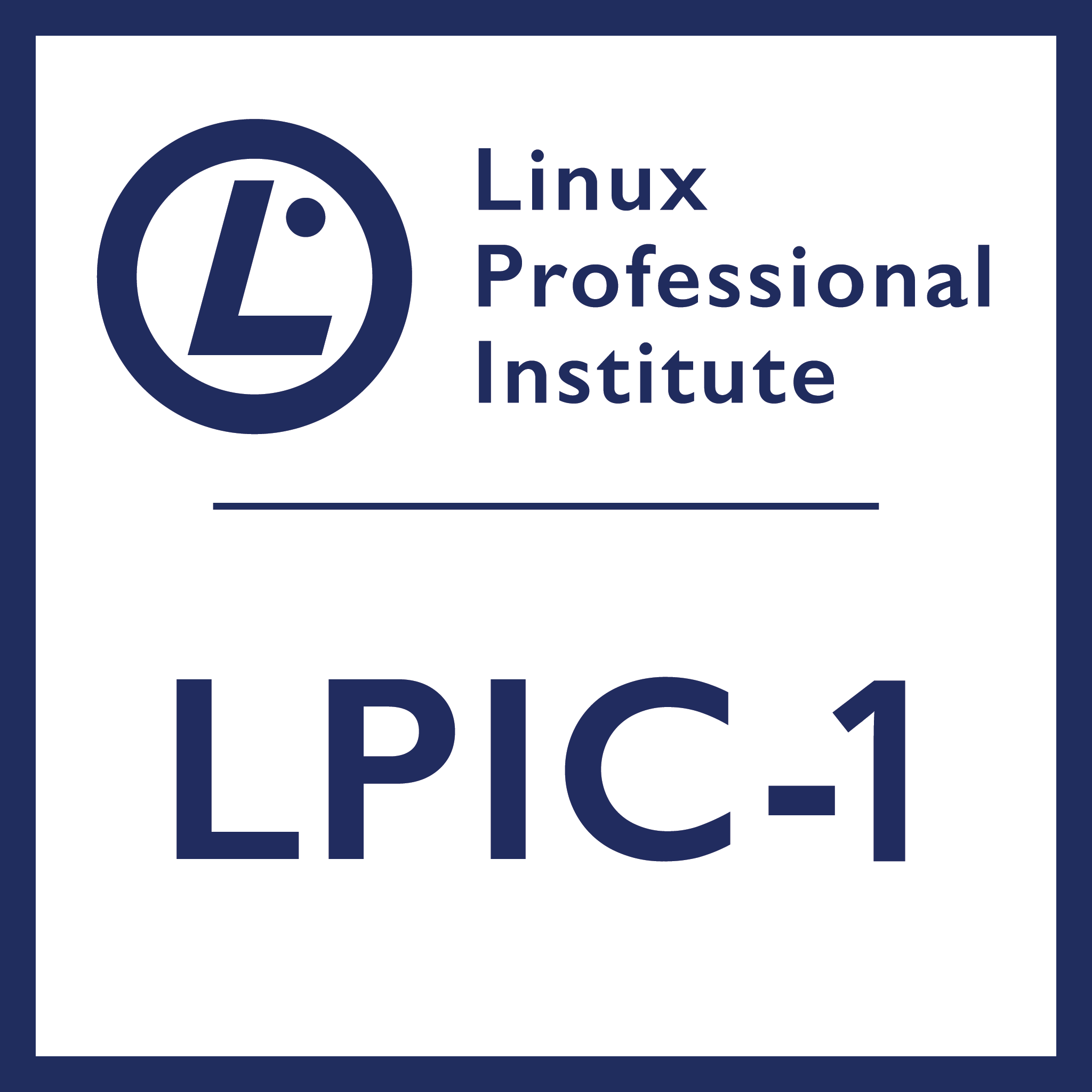 LPI LPIC-1: Linux Administrator (101-500) badge