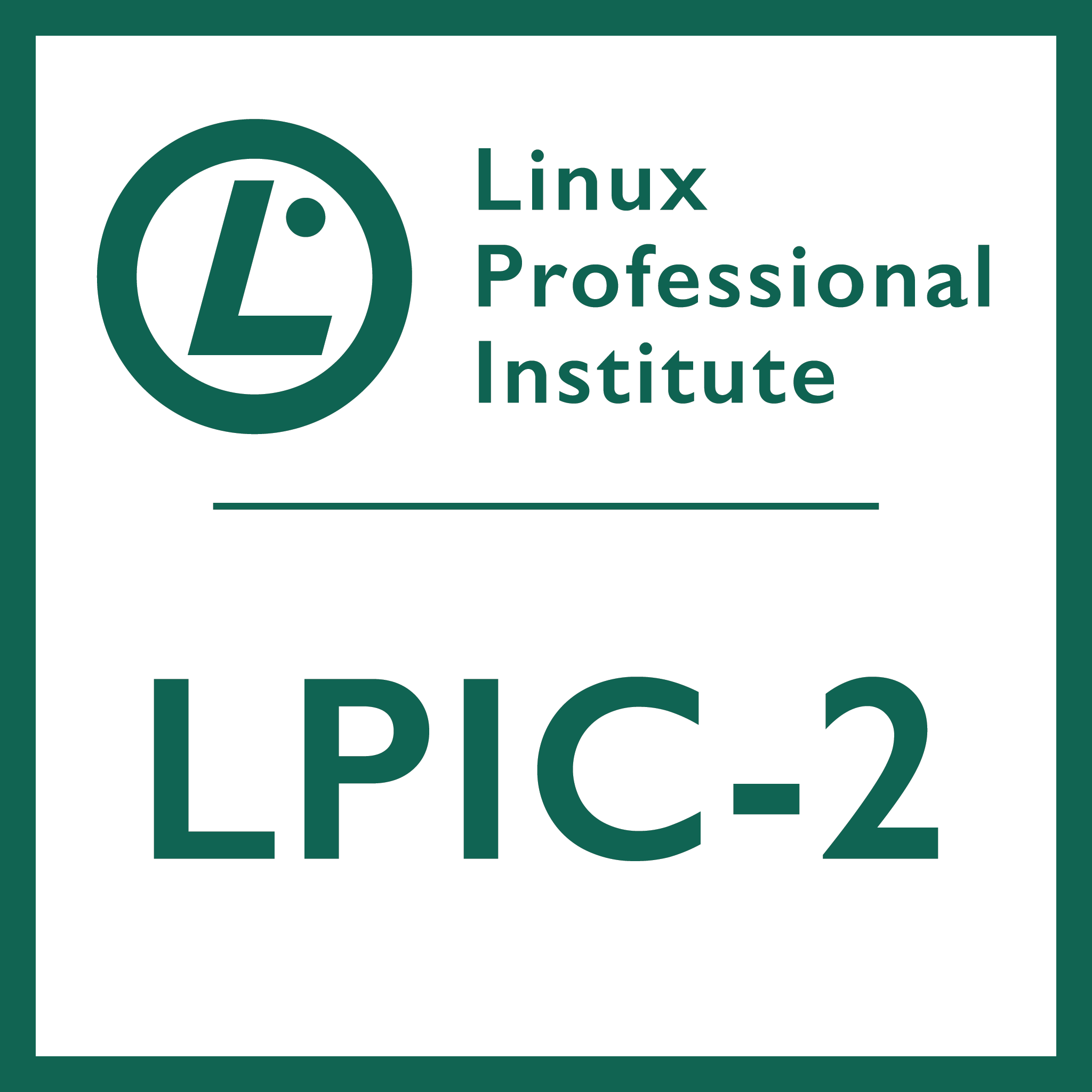 LPI LPIC-2: Linux Engineer (201-450) badge