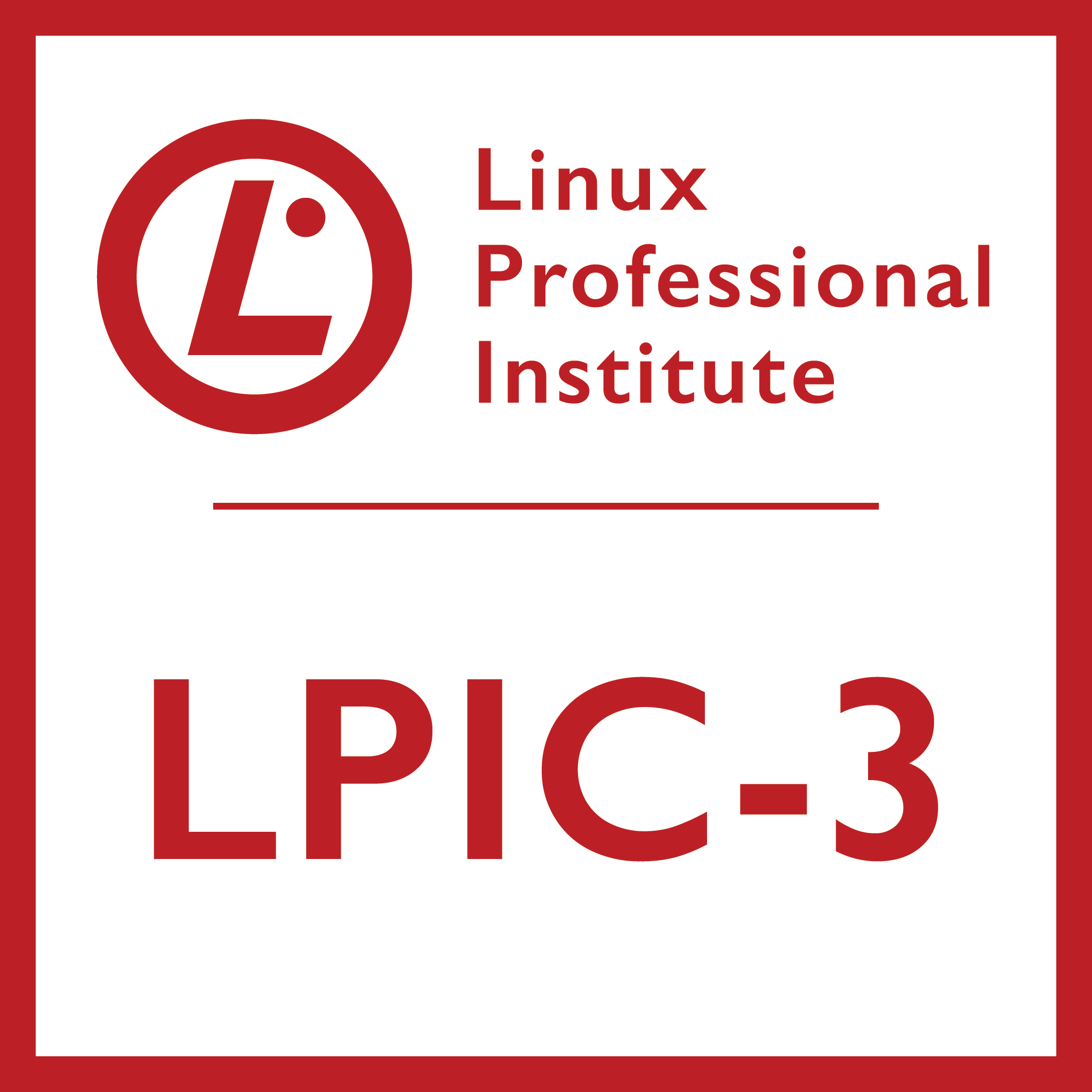 LPI LPIC-3 High Availability and Storage Clusters badge