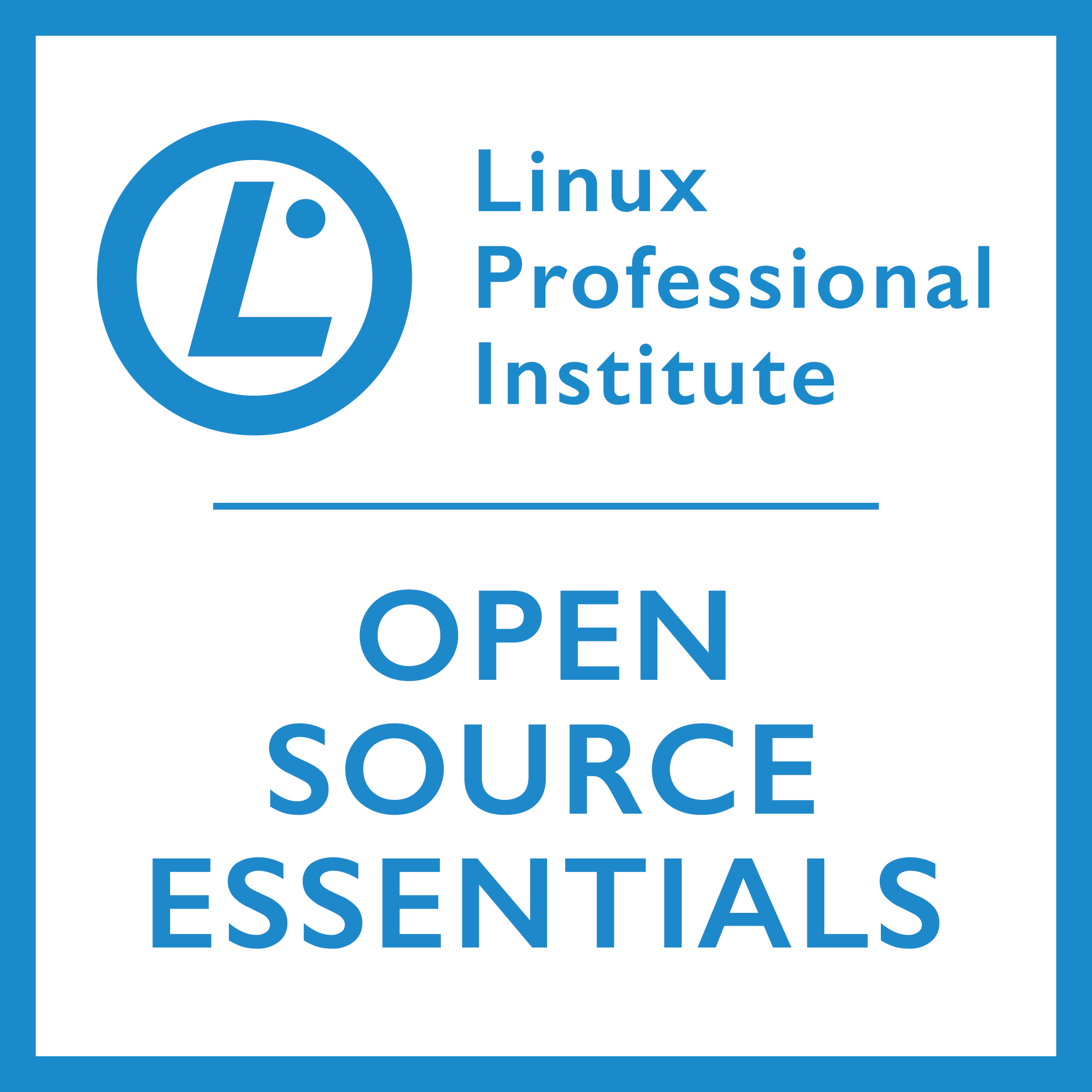 LPI Open Source Essentials badge