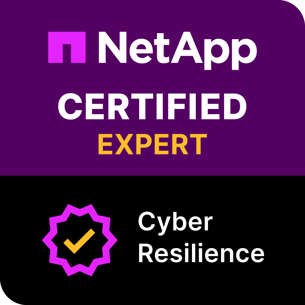NetApp Certified Cyber Resiliency Expert badge