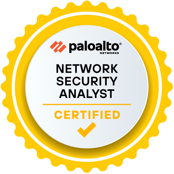 Palo Alto Networks Certified Network Security Analyst badge