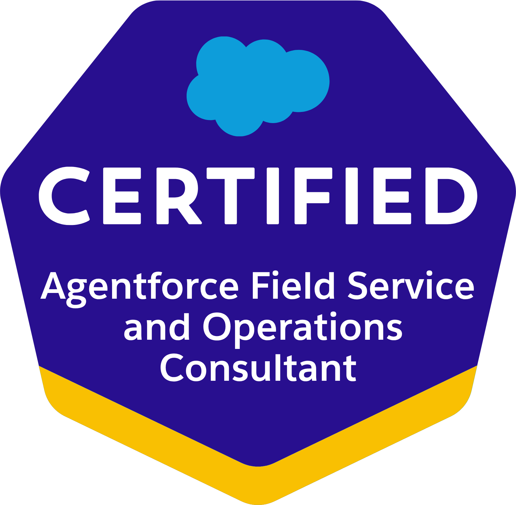 Salesforce Certified Agentforce Field Service and Operations Consultant badge