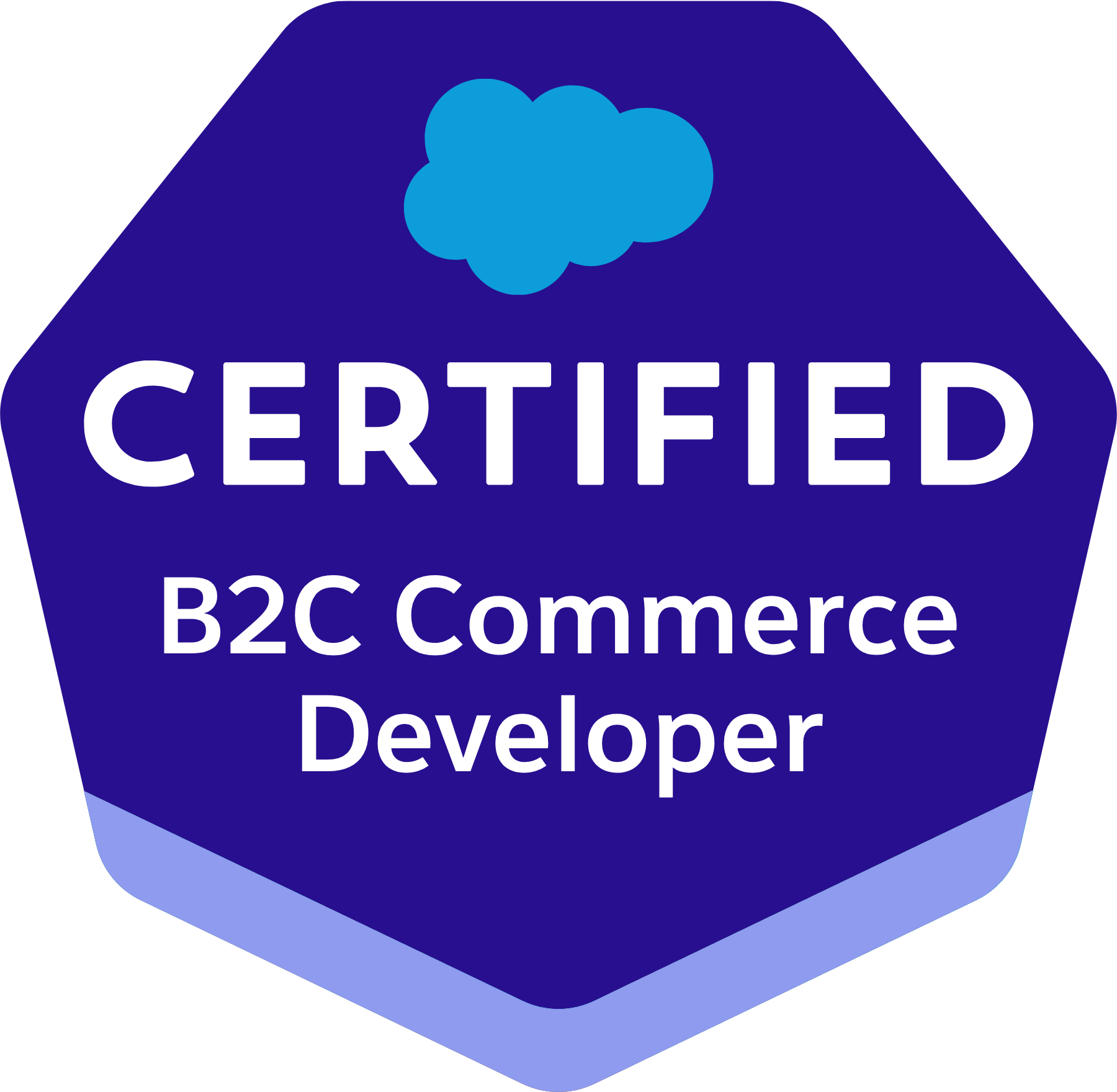 Salesforce Certified B2C Commerce Developer badge