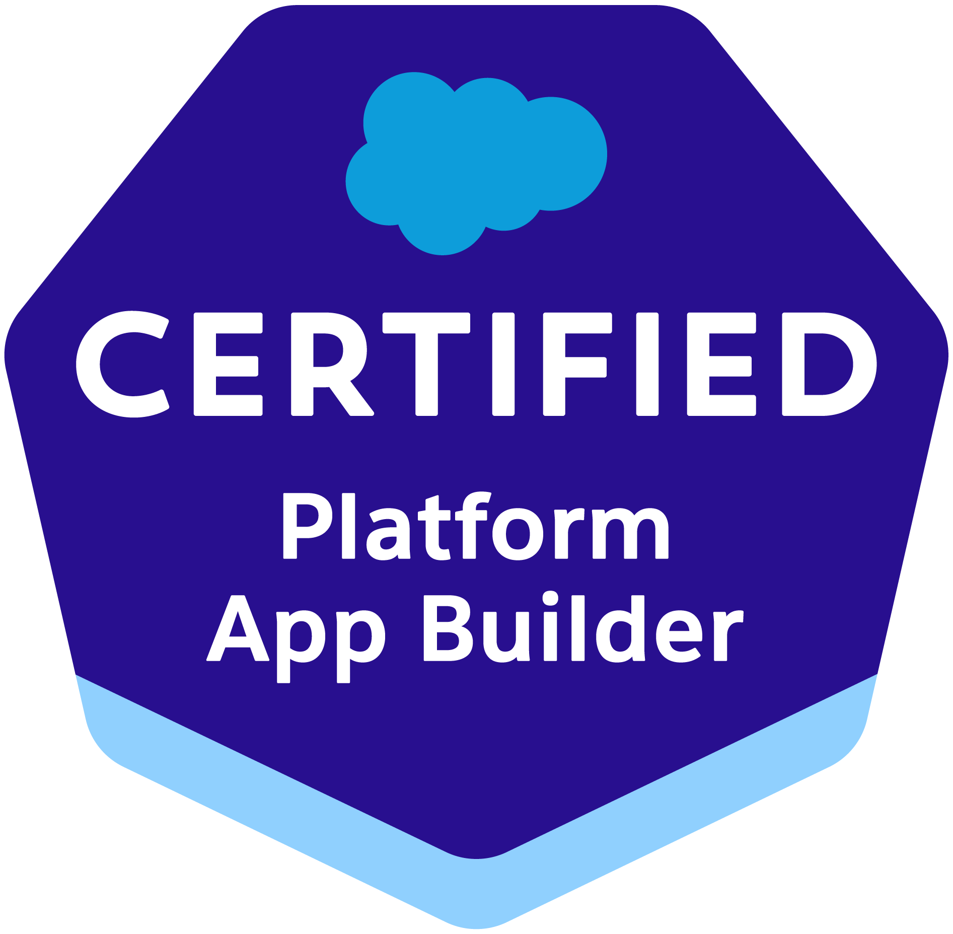 Salesforce Certified Platform App Builder badge